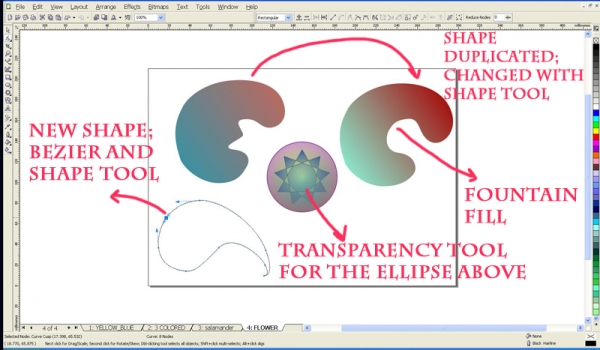 Creation of Four Little Ghosts: Step 6